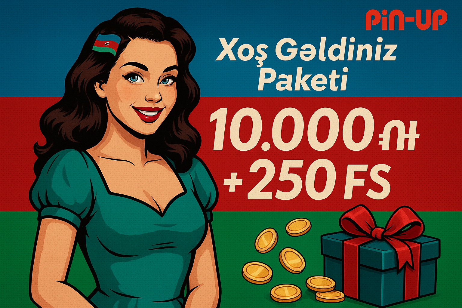 Xoş Gəldiniz paketi: 10 000 ₼ + 250 FS